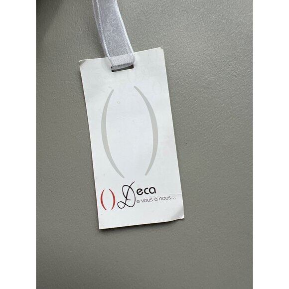 Deca Paris Scoop Neck Tunic Tank Dress Size 2 Sleeveless Semi Sheer Green NEW - Picture 4 of 8